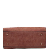 Julia Solid Color Satchel