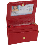 Cowhide Change Purse w/ Key Ring