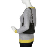 Two-Tone Paper Straw Lurex Bag