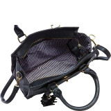 Turn-Lock Multi-Compartment Satchel