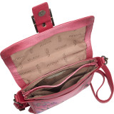 Hand Painted Flap Saddle Bag