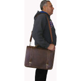 Traditional Double Slip-in Executive Briefcase