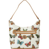 Butterfly Saffiano Hobo