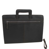 Leather Slim Portfolio Carrying Case