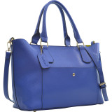 2-in-1 Satchel with Front Snap Pocket