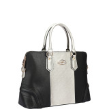 Colorblock Slim Briefcase with Removable Shoulder Strap