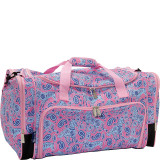 Watercolor Ponies Pink Weekender Duffel