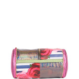 Ashton Rose Print Small Barrel Bag