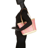 Paper Straw Tribal Tote