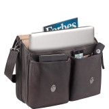 Premium Leather 16" Laptop Briefcase