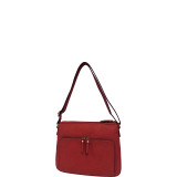 Faux Leather Multi Pocket Crossbody