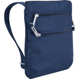 Anti-Theft Classic Slim Double Zip Crossbody Bag