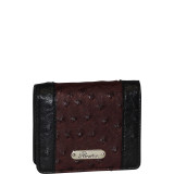 Ostrich Pop Panel Billfold Mini