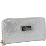 Frozen Silver Glitter Embossed Wallet