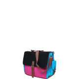 Tri-Color Messenger bag with Laptop Compartment