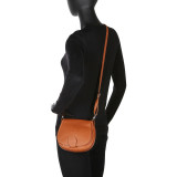 Soft Italian Leather Saddle Bag