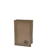 Trifold Wallet with Interior Zipper