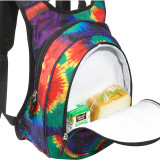 Kids Pre-School Tie-Dye Backpack with Integrated Lunch Cooler