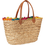 Natural Straw Handbag Tote