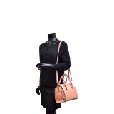 Mini Patent Leather Barrel Body Satchel