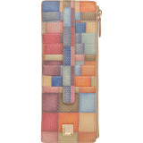 Vanessa Check Credit Card Case with Zipper