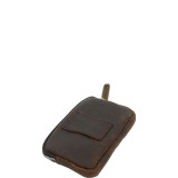 8" Leather Parent-Child Shoulder/Waist Bag
