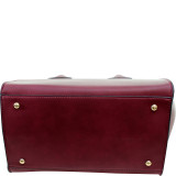 Winged Satchel with Double Zipper Pockets