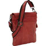 Pompei Expandable Cross Body Bag-Leather