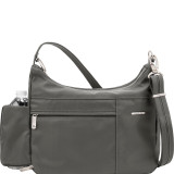 Anti-Theft Welted Medium Double Zip Crossbody - Exclusive