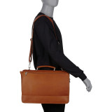 Two-Section Expandable Laptop Portfolio