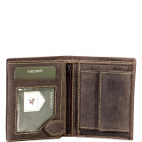 Hunter Mens Tri-Fold Coin & ID Holder Wallet