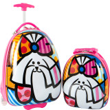 Britto Egg Shape Luggage with Backpack