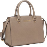 Selma Medium Top Zip Satchel