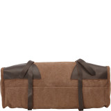 Canvas Weekend Duffle w/Leather Accent