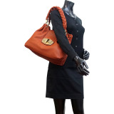 Buffalo Faux Leather Braided Strap Hobo