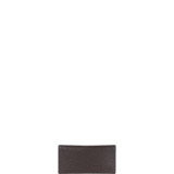 RFID Blocking Pebble Leather Checkbook Cover with 6 Credit Card Slots