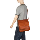 Laptop Messenger w/ Front Gusset Pocket