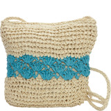 Color Block Crochet Crossbody