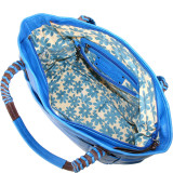 Tote with Woven Shoulder Strap