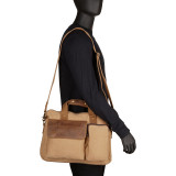 Casual Style Canvas Laptop Messenger Bag