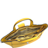 Fold-Over Winged Satchel with Shoulder Strap