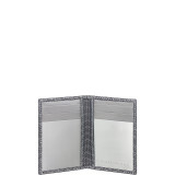 Checkered Texture Driving Stainless Steel Wallet - RFID