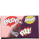 Officially Licensed Coca-Cola Pop Art Tri-Fold Wallet