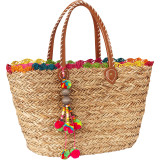 Natural Straw Handbag Tote