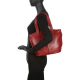 Bucket Shape with Two Inset Top Zip Tote