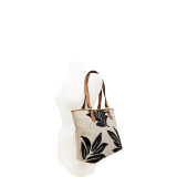 Linen Applique Tote