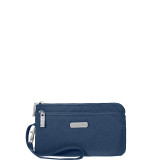 RFID Double Zip Wristlet