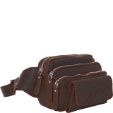 Fashion Cowhide Leather Waist Packs