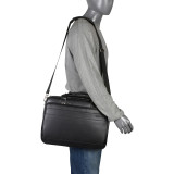 Leather Slim Laptop Brief