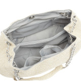 Lurex Paper Straw Tote